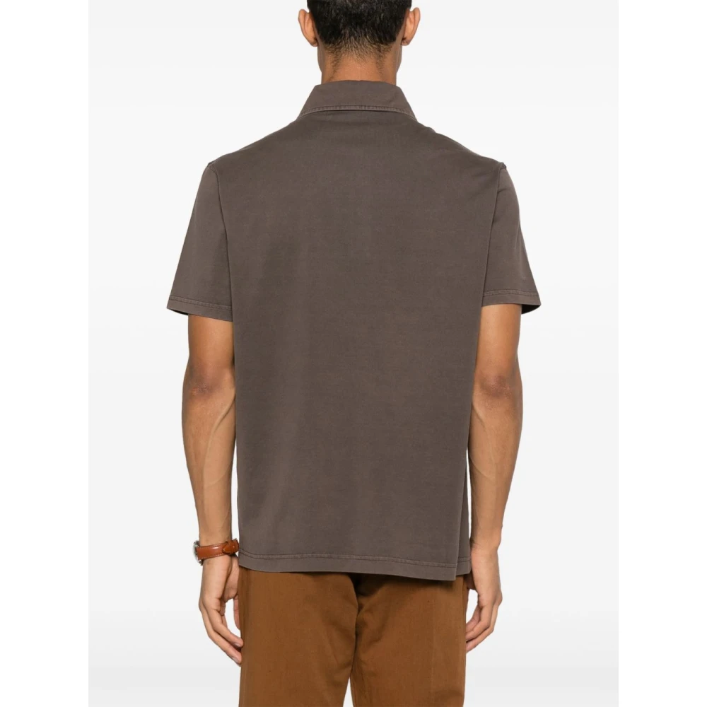 Fay Bruine T-shirt & Polo Combo Brown Heren