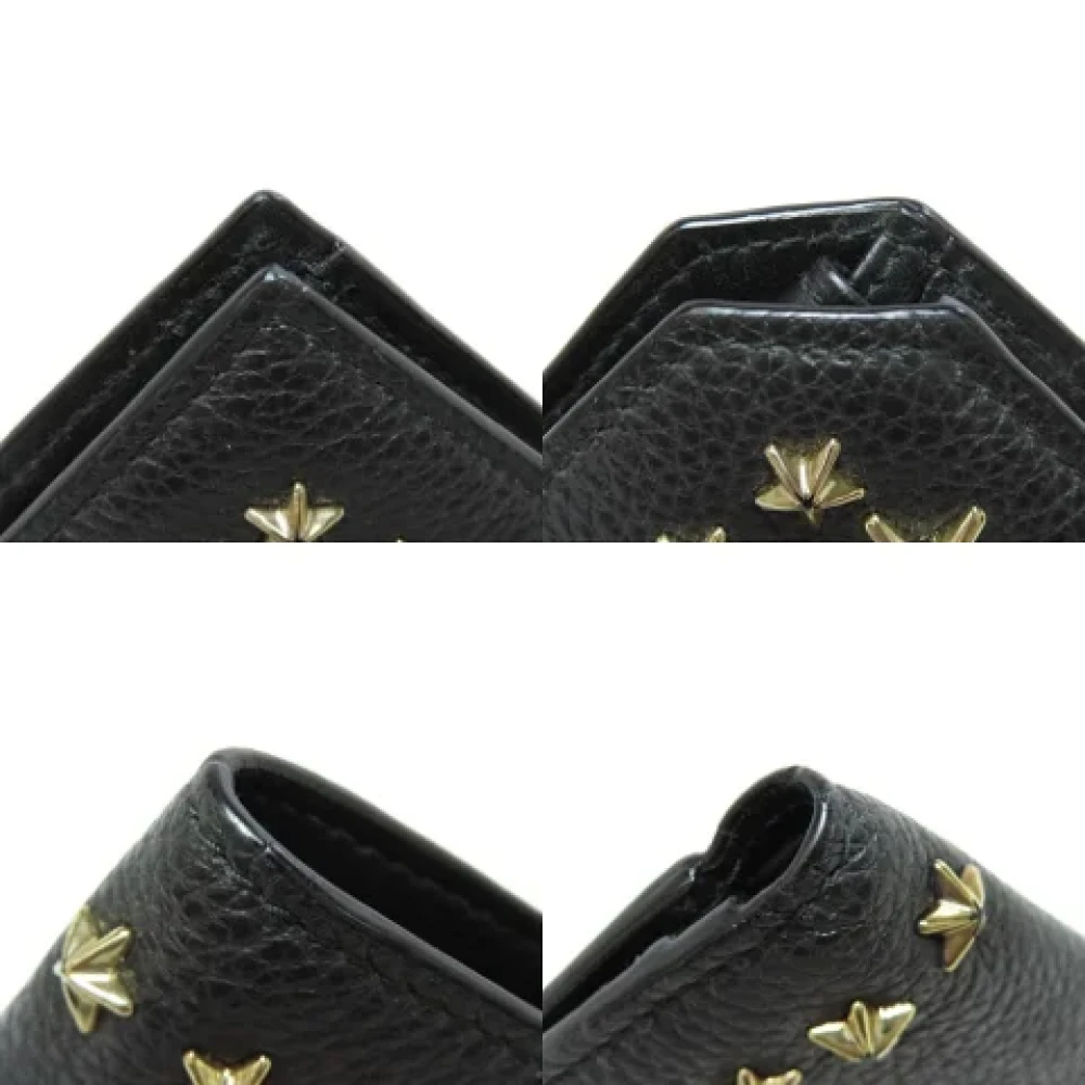 Jimmy Choo Pre-owned Leather wallets Black Dames