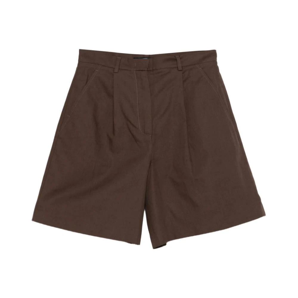 Weekend Max Mara Women's Brown Casual Shorts, 2XS, Ecuba Shorts