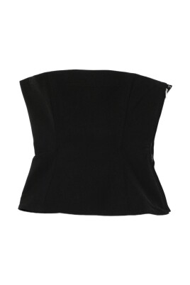 black-strapless-fitted-bodice-dress