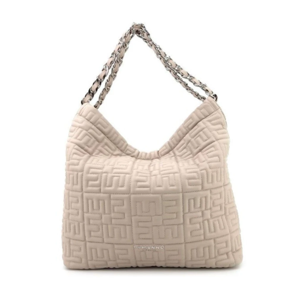 Ermanno Scervino Dames Hobo Tas Polly Beige Dames