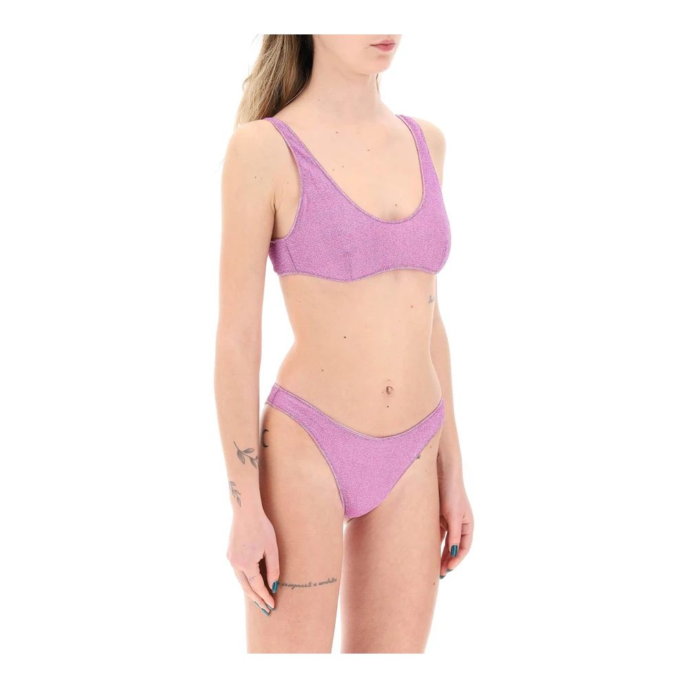 Oseree Sporty Lumiè re Bikini Set Purple Dames