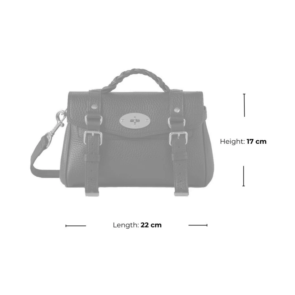 Mulberry Mini Alexa Rode Leren Handtas Red Dames