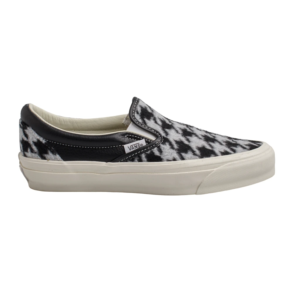 Vans Grafische Slip-On Sneakers met Premium Afwerking Heren Schoenen Zwart