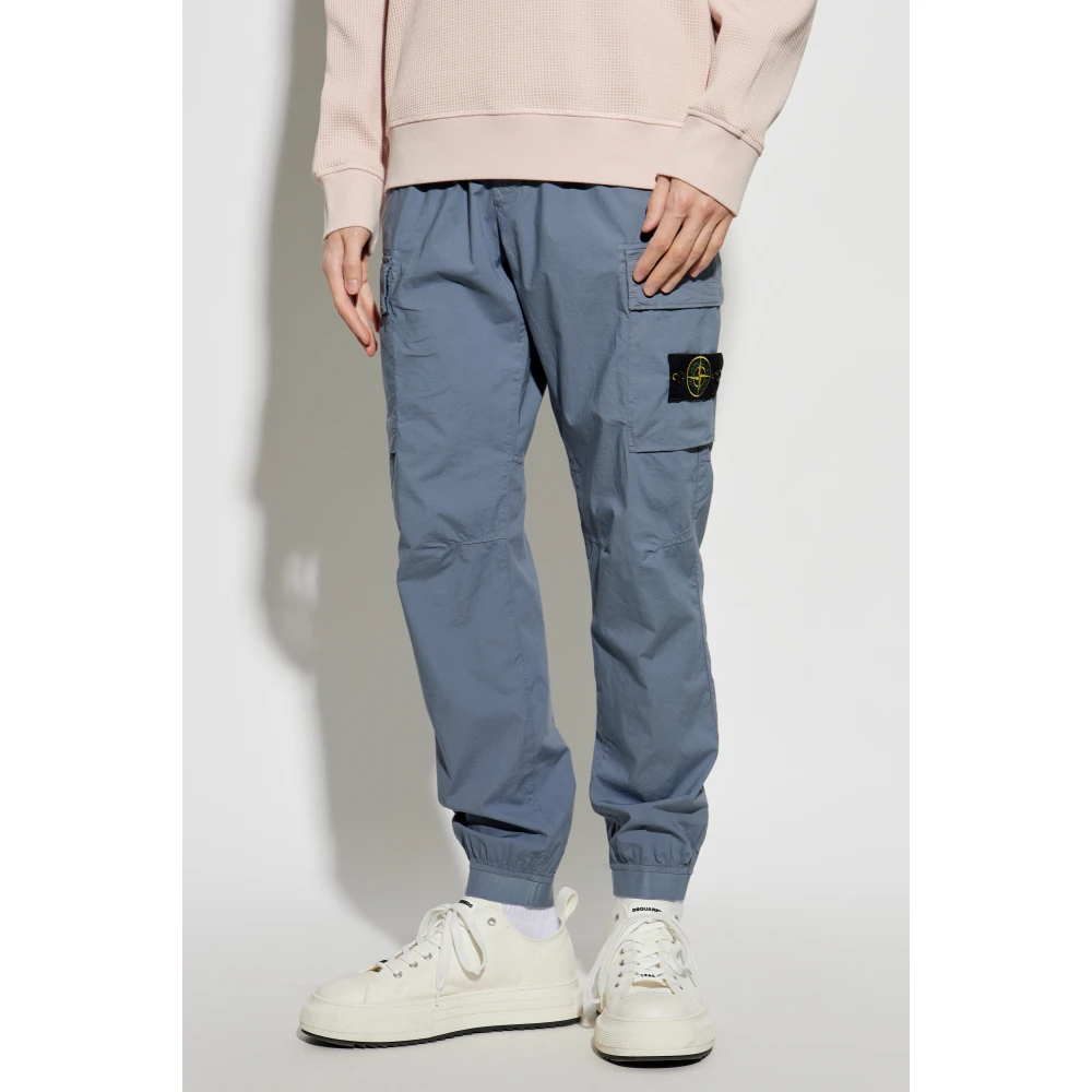 Stone Island Broek in cargostijl Blue Heren