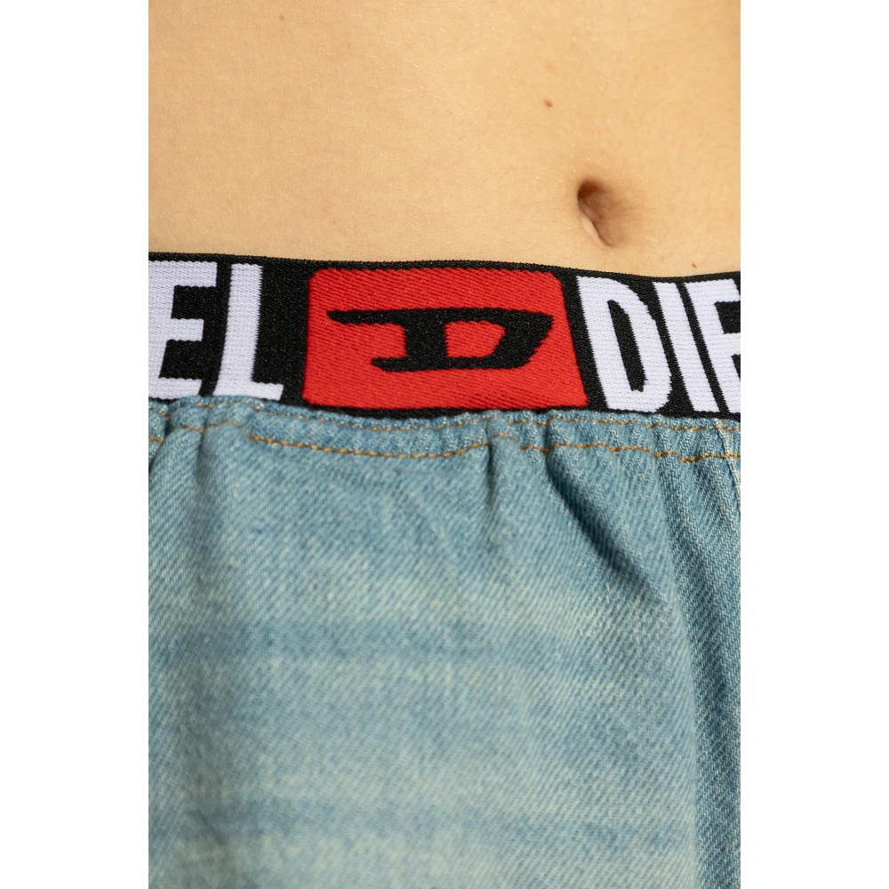 Diesel Denim shorts De-Skep-S Blue Dames