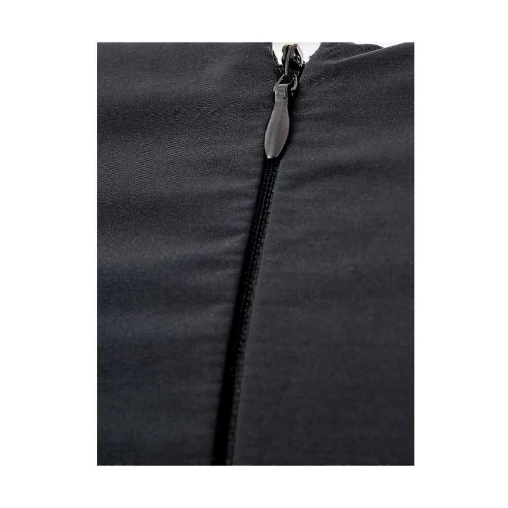 Lardini Elegante Zwarte Polyester Jurk Black Dames