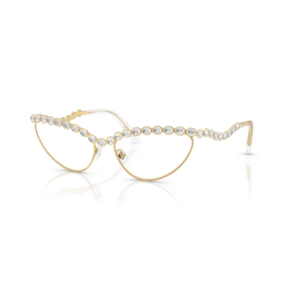 Swarovski Unisex Yellow Glasses, 59 Mm, Sk 1030 Cat-Eye Frame