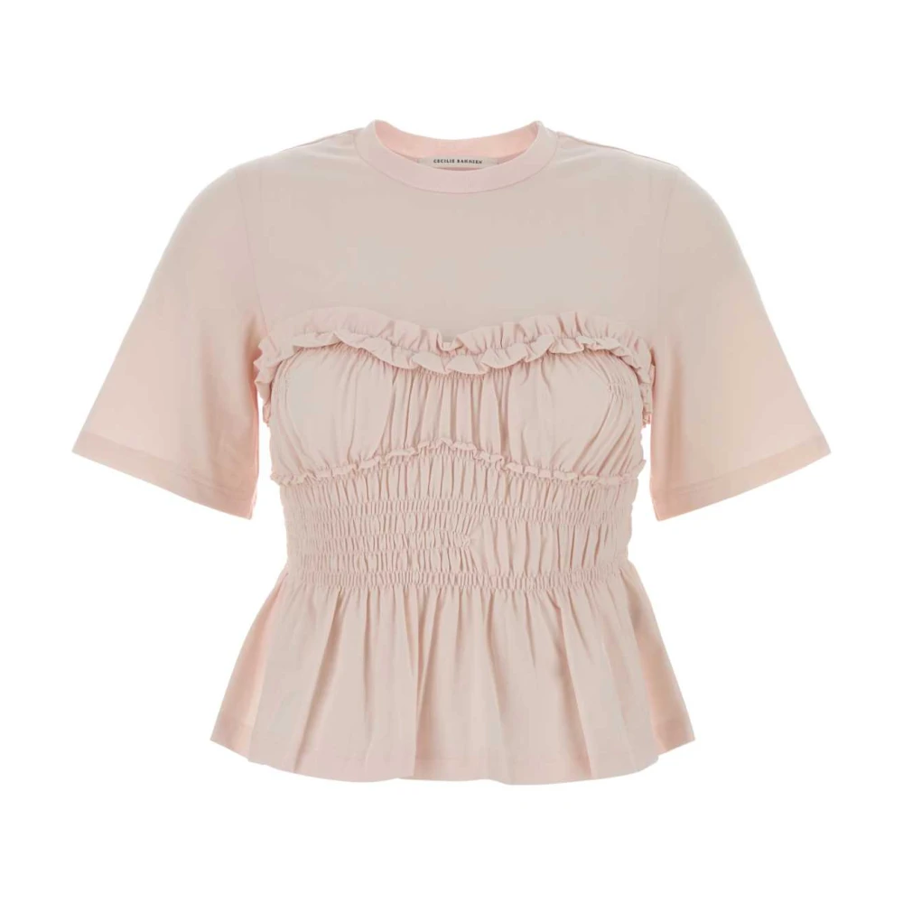 Cecilie Bahnsen Women's Pink Vilde Top