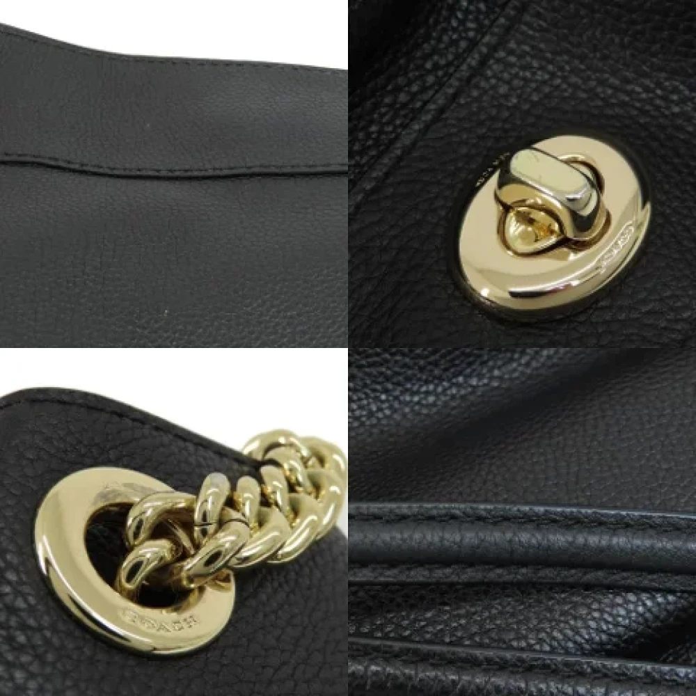 Coach Pre-owned Leather totes Black Dames