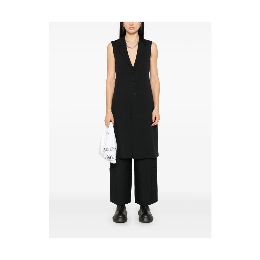 Y-3 Zwarte broek met zakken Black Dames