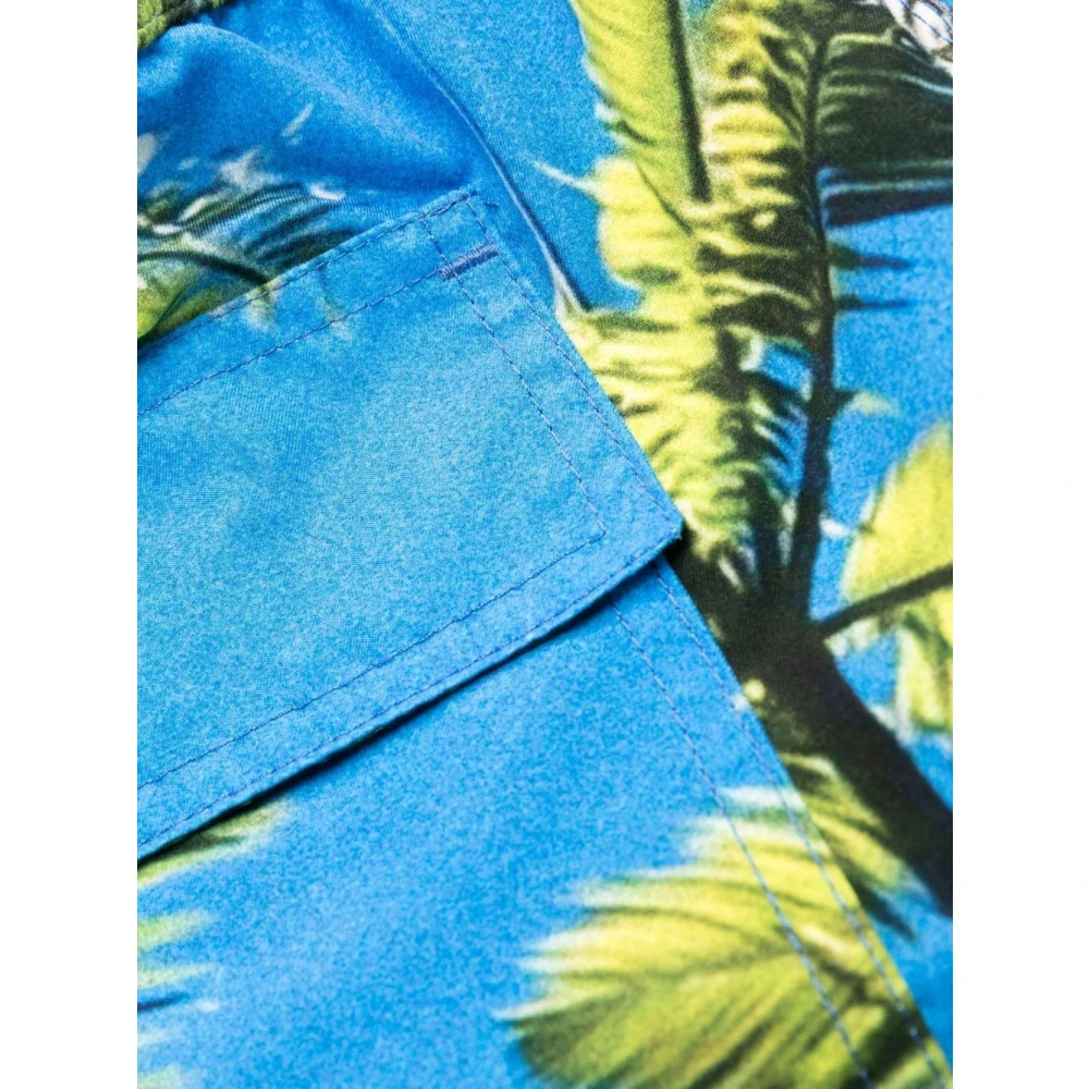 Blue Sky Inn Palmboom Zwemshorts Rood Blue Heren