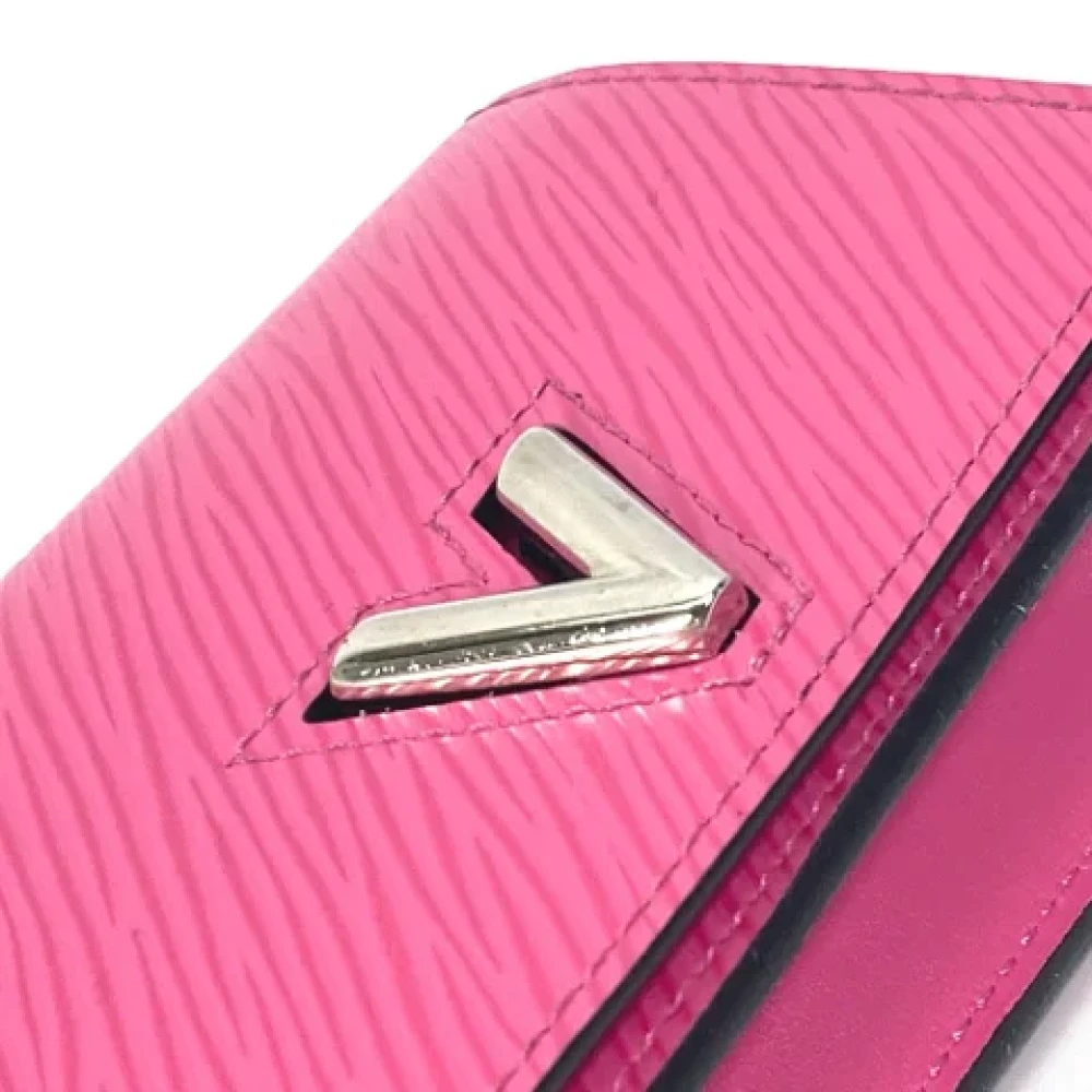 Louis Vuitton Vintage Pre-owned Leather wallets Pink Dames