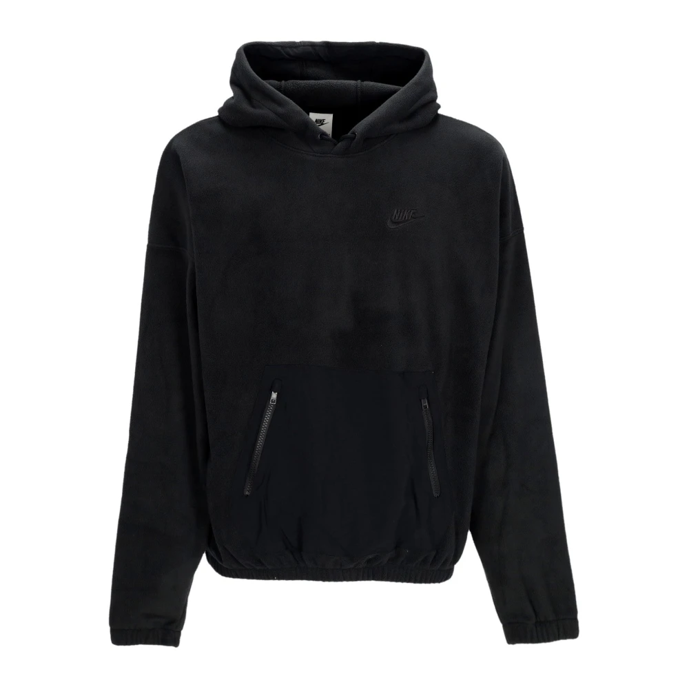 Nike Fleece Polar Hoodie Oversize Black Heren