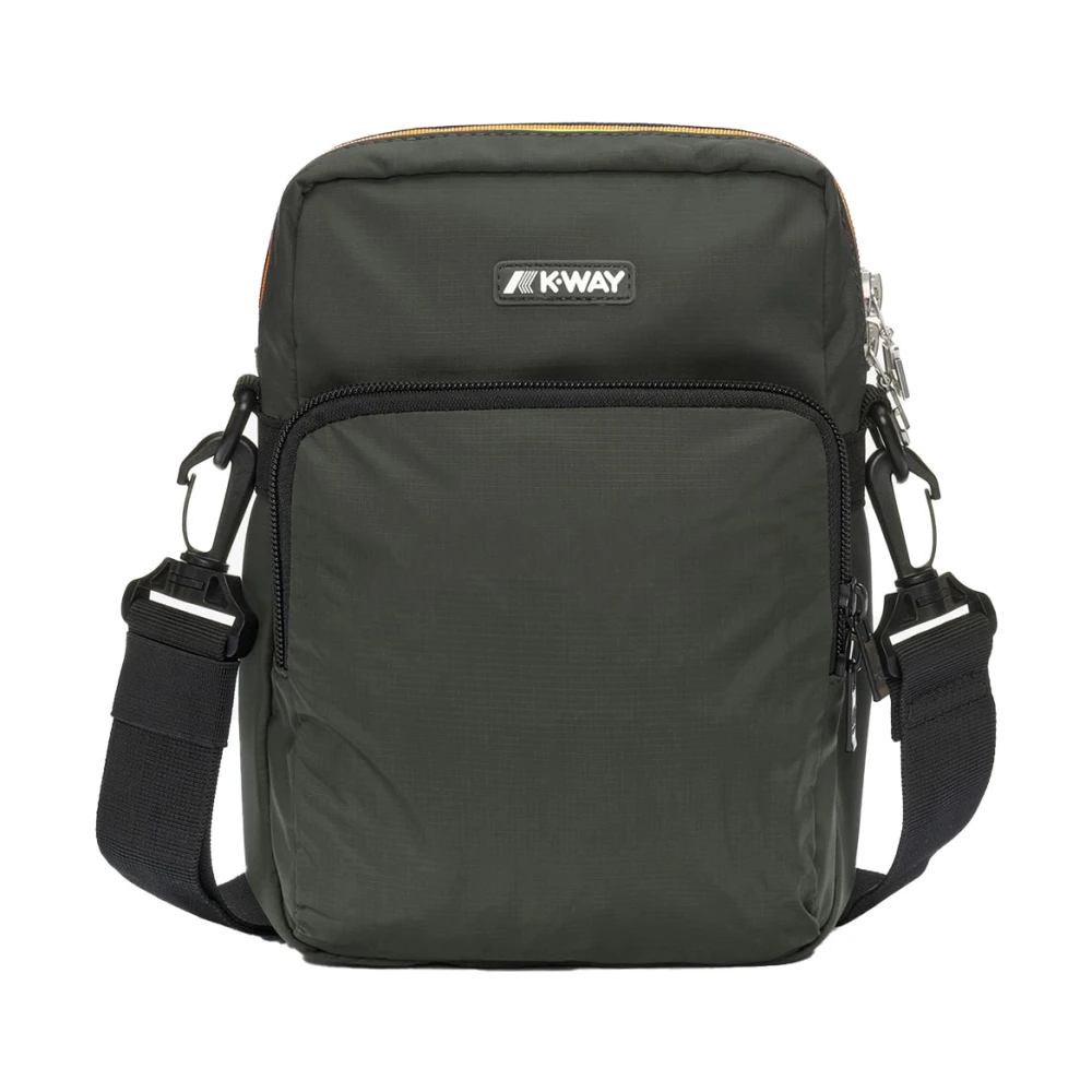 K-Way Unisex Green Messenger Bags, One Size, Stylish Crossbody Bag For Everyday Use