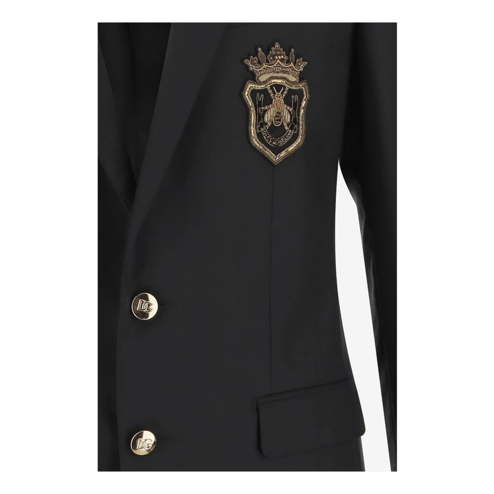 Dolce & Gabbana Zwarte Herenjassen Black Heren