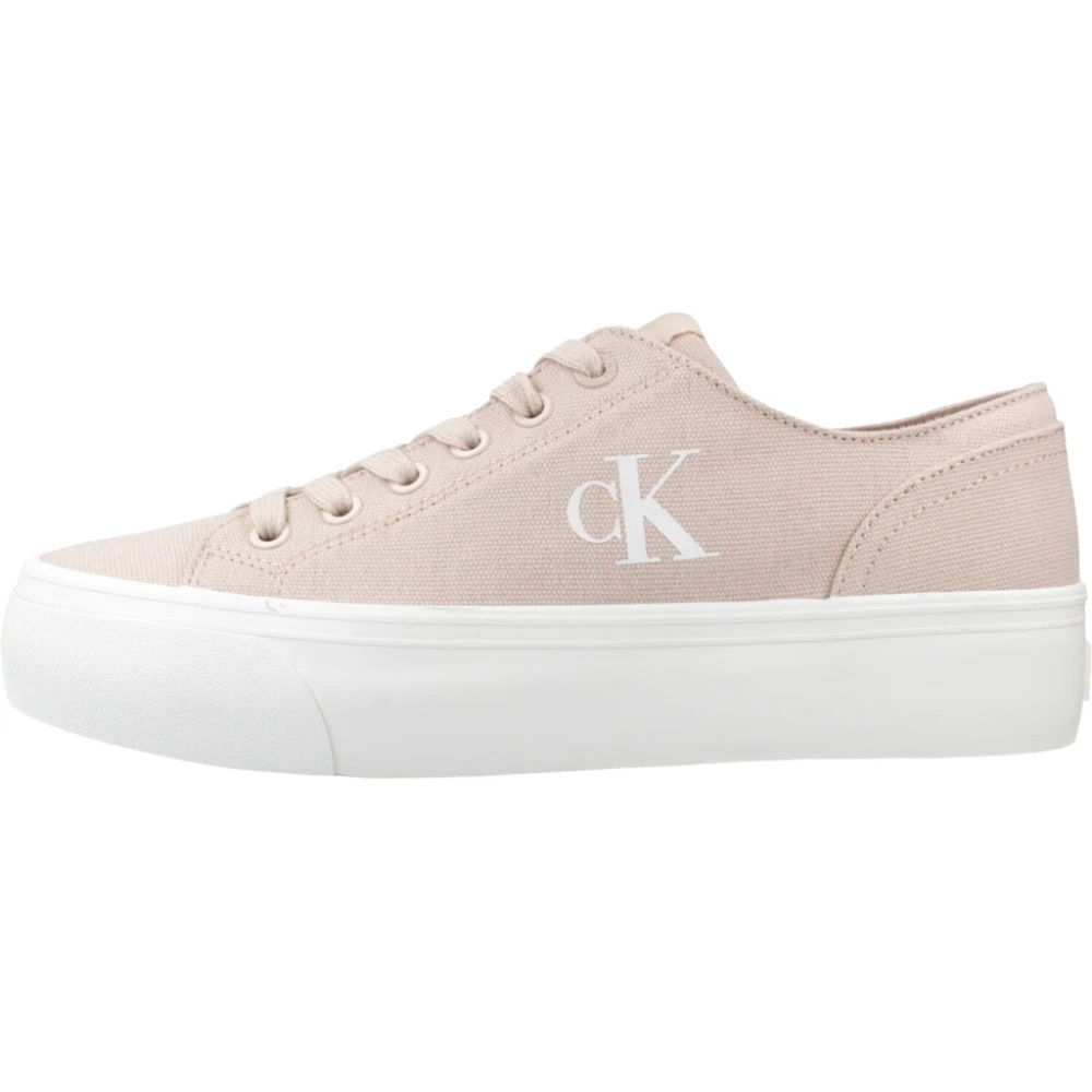 Calvin Klein Vulc Flatform Low Dames Schoenen Roze