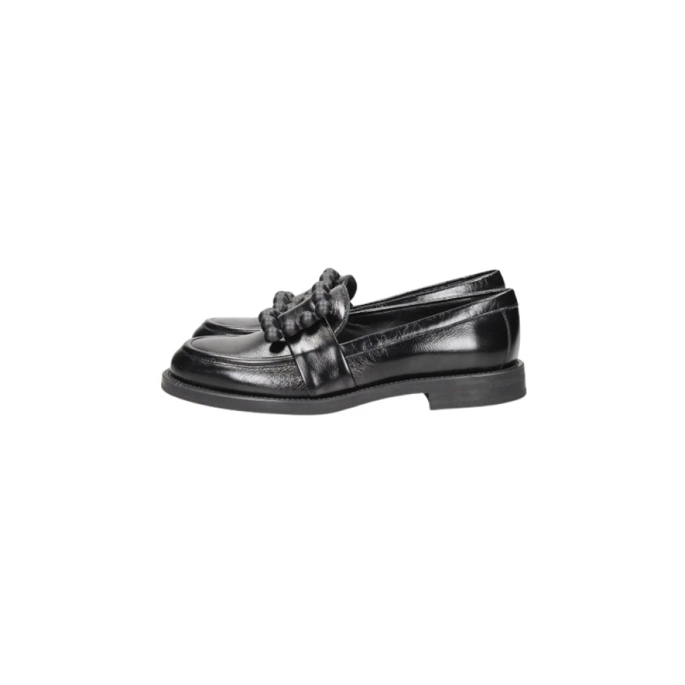 Frau Black Loafers, Female, 5 Uk, Mocassini Con Fibbia