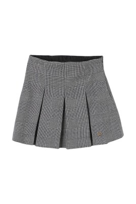 black-houndstooth-skirt
