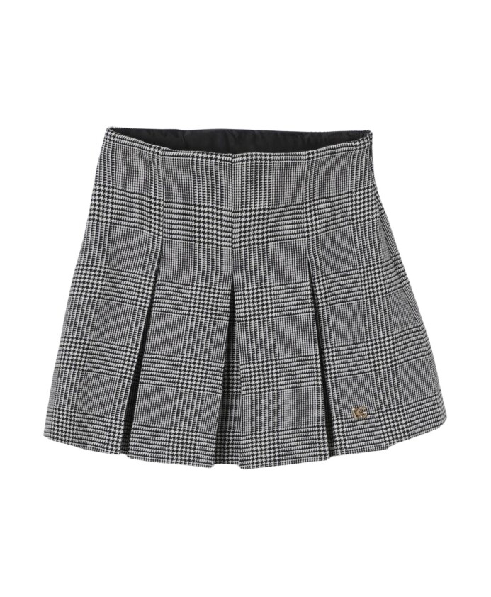 jupe-houndstooth-noire