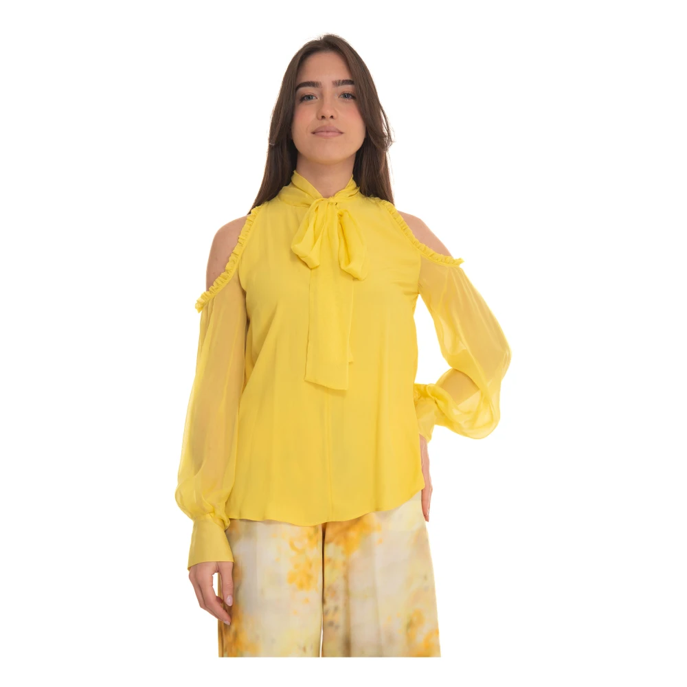 Pinko Gamay sleeveless blouse Yellow Dames