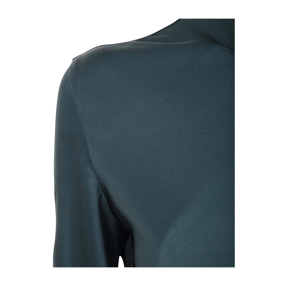 Giorgio Armani Bos High Neck Shirt Green Dames