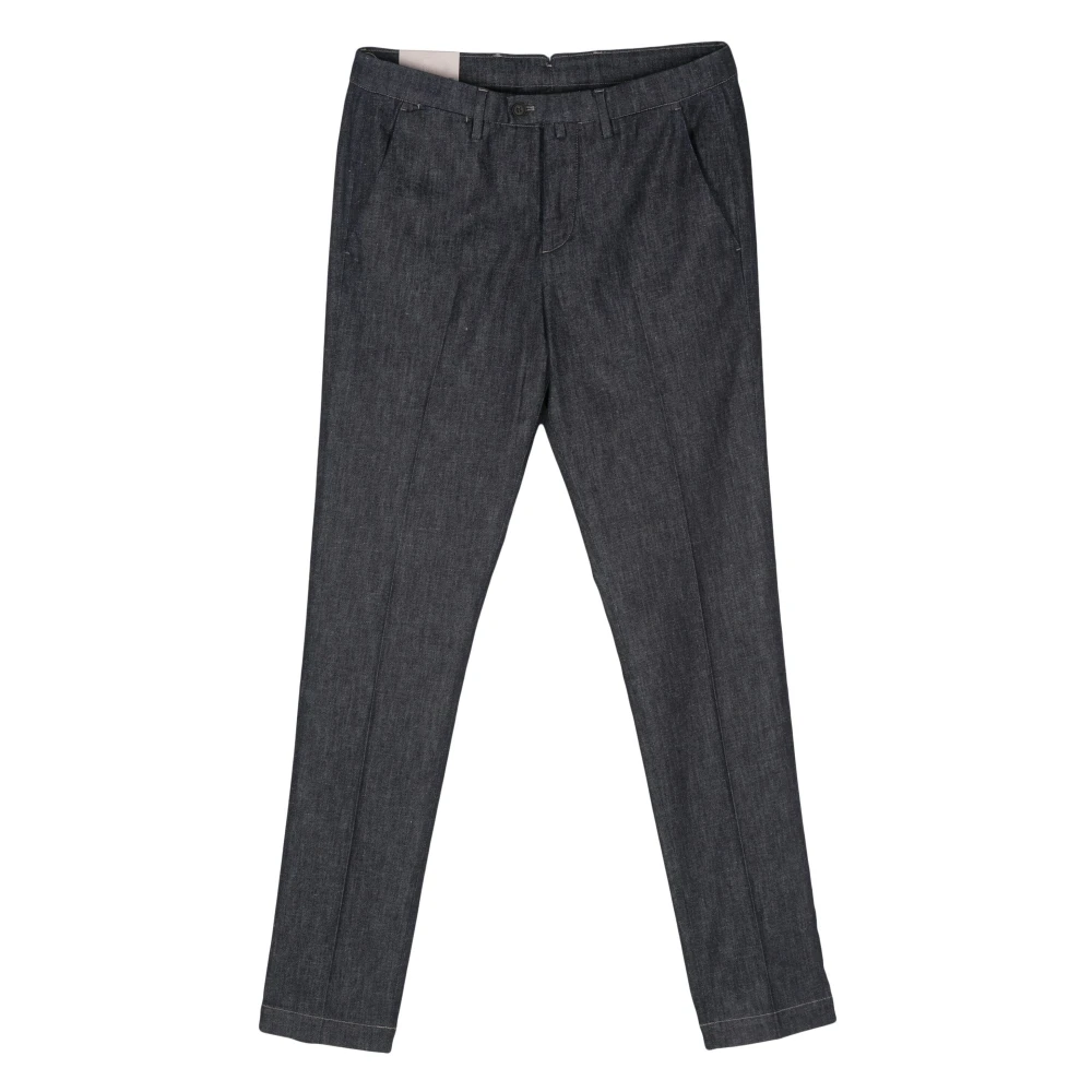 Corneliani Blauwe Straight Jeans Casual Stijl Blue Heren