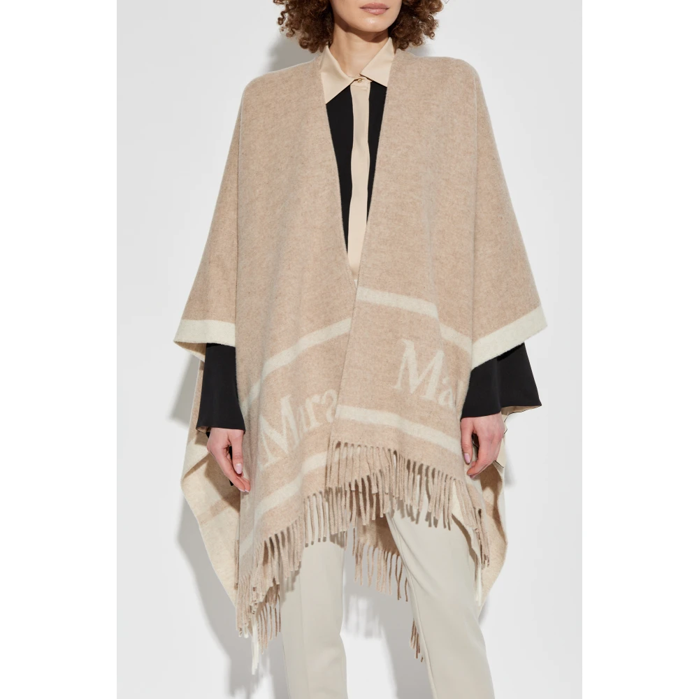 Max Mara Poncho Hilde Beige Dames