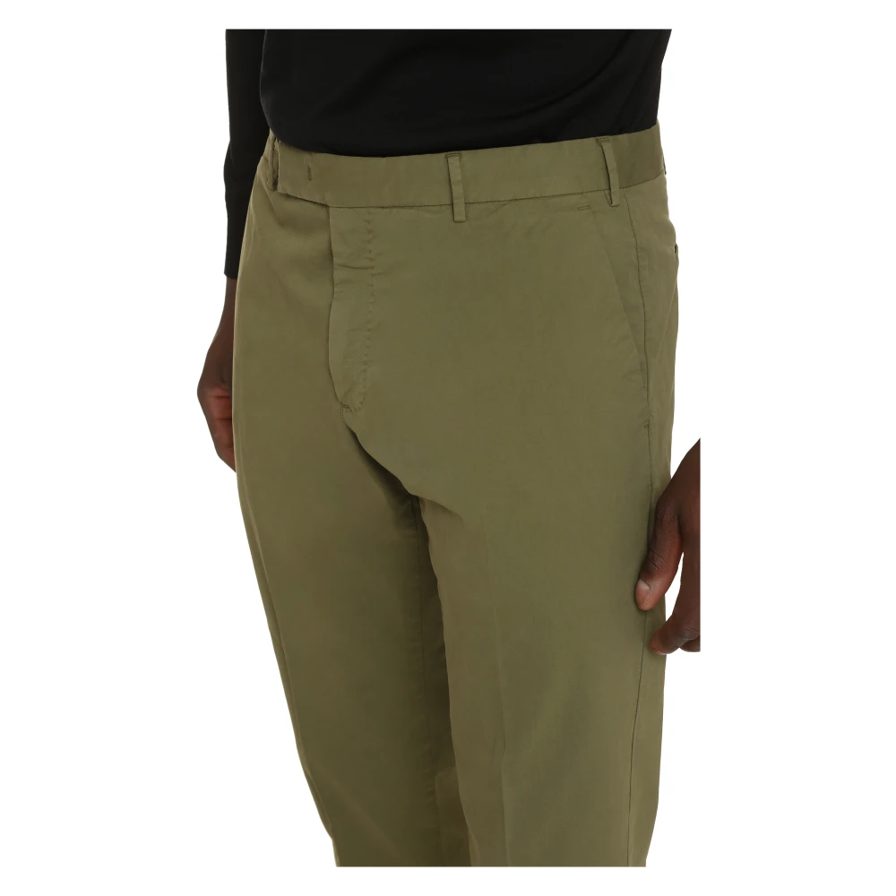 PT Torino Stretch katoenen chino broek Green Heren