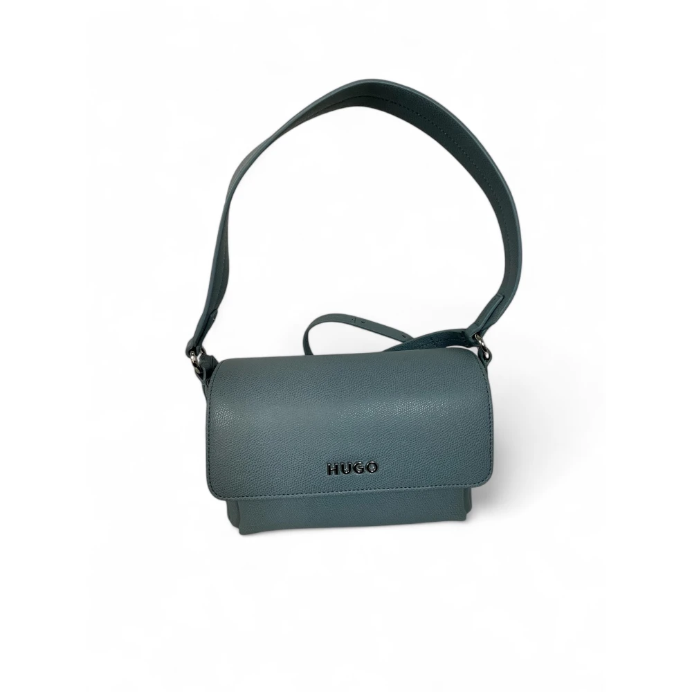 Hugo Boss Chris Flap Schoudertas voor Vrouwen Gray Dames