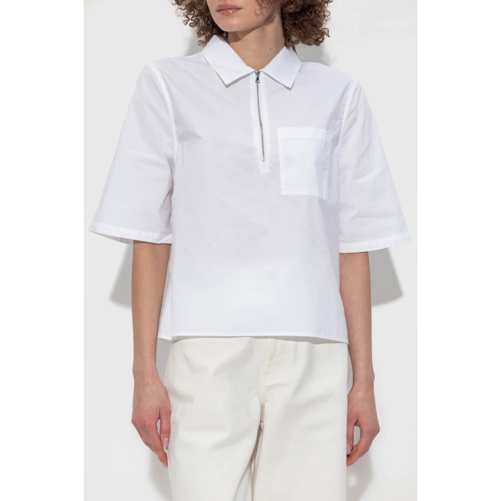 Officine Générale Overhemd met zak White Dames