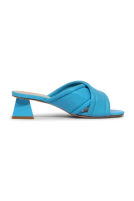 Låg Klack Blå Sandal