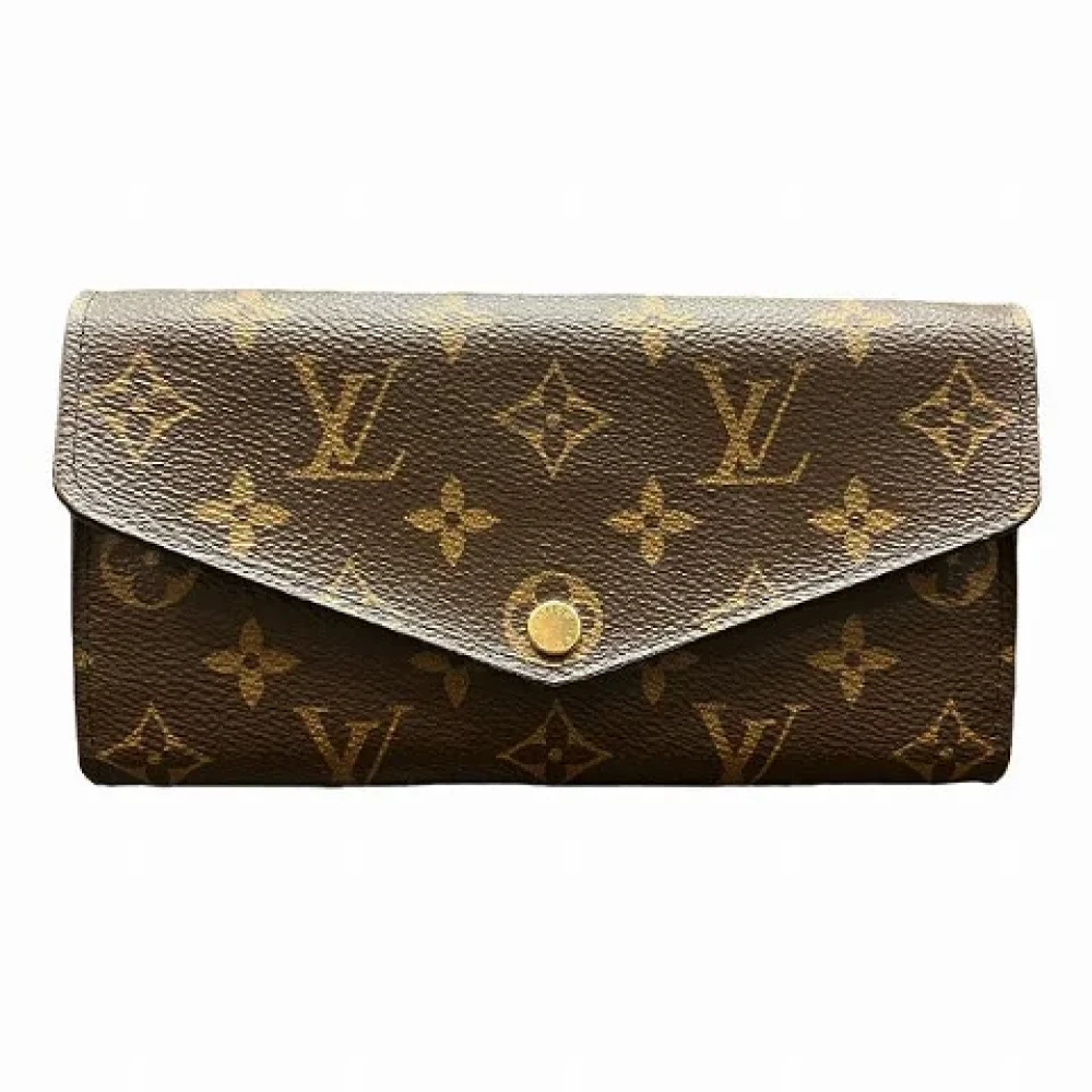 Louis Vuitton Vintage Pre-owned Canvas wallets Brown Dames