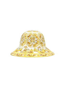 Poplin Bucket Hat med Majolica-tryck