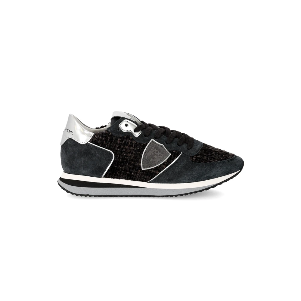 Philippe Model Women's Black Sneakers, 8 Uk, Trainers Trpx Running