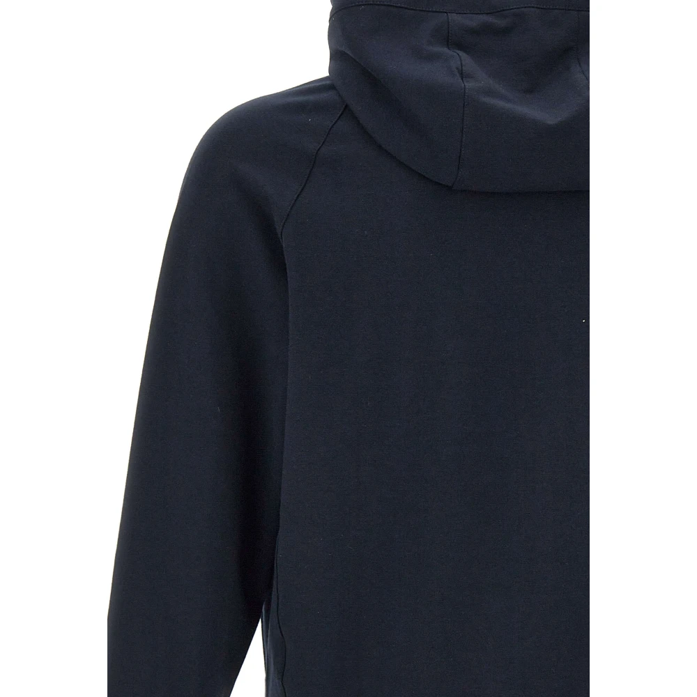 PAUL & SHARK Blauwe Hoodie met Rits Blue Heren