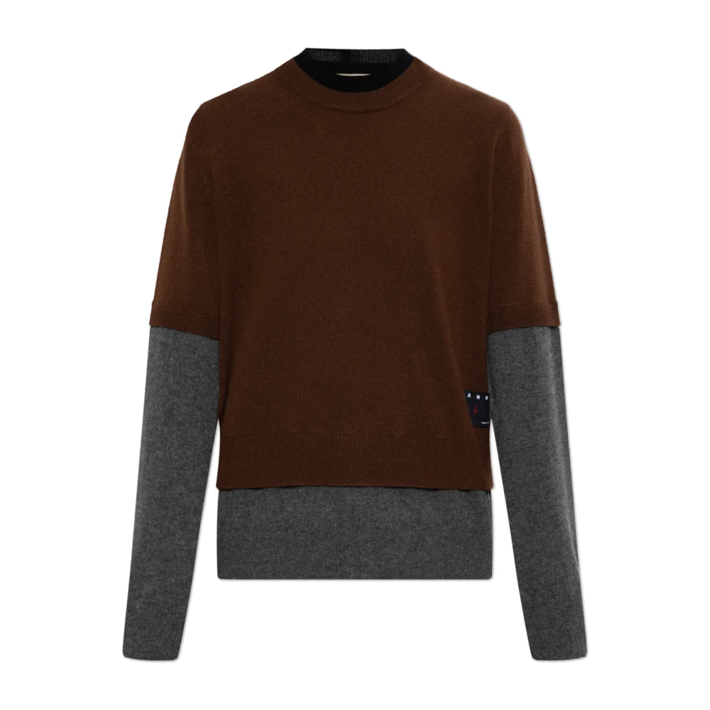 Marni Donna Marrone Maglie, 2XS, New,