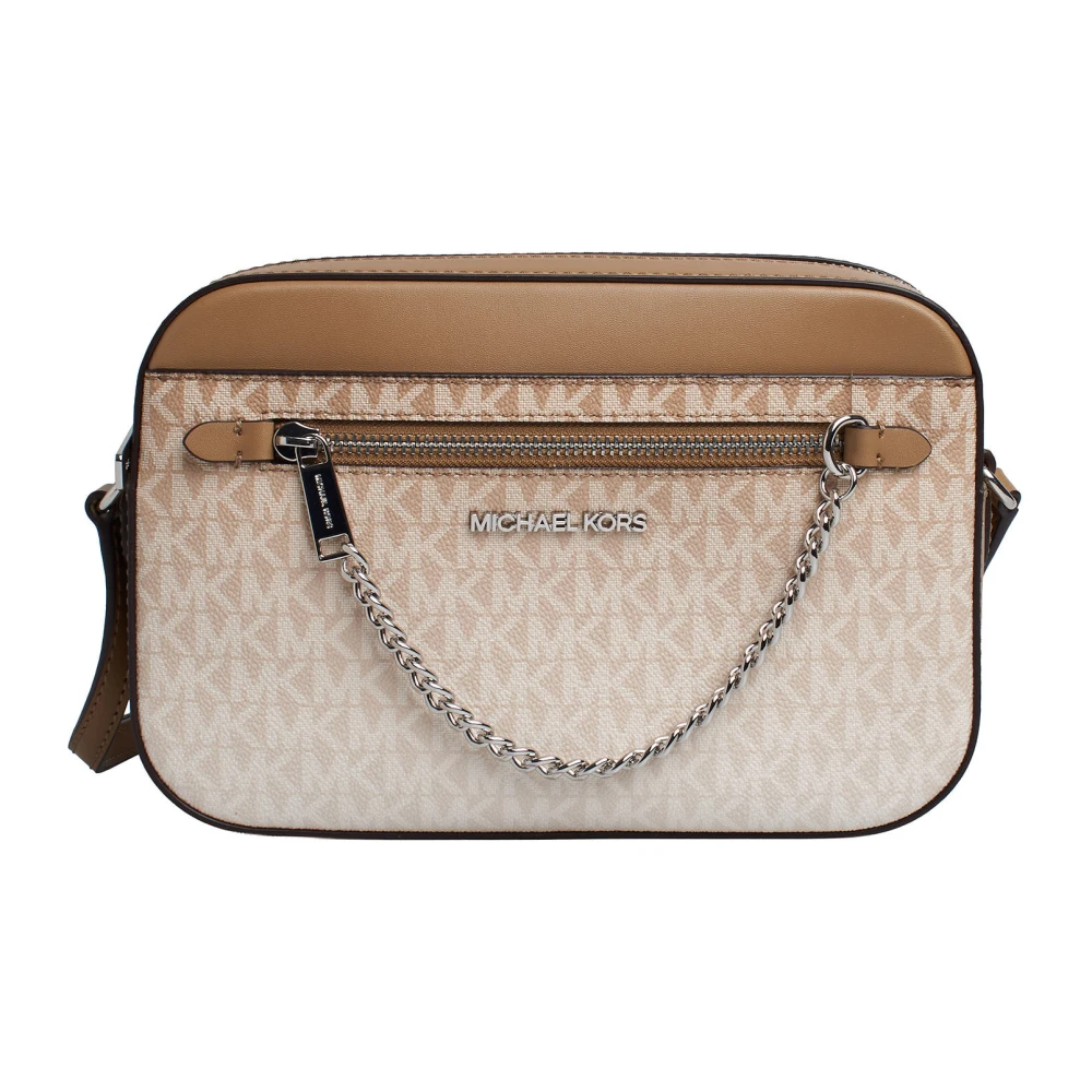 Michael Kors Women's Beige Jet Set Cross-Body Bag