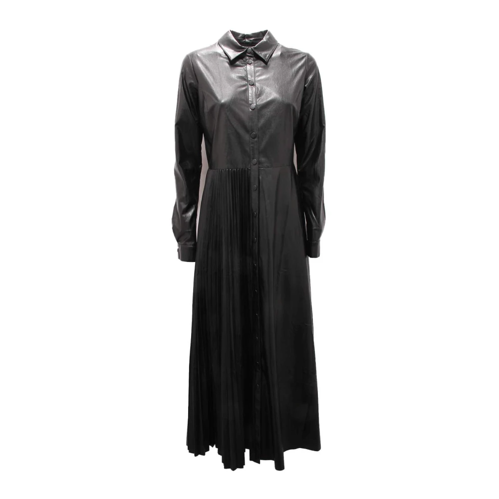 Twinset Black Shirt Dress - Female - Shirt Dresses - S - Dresses