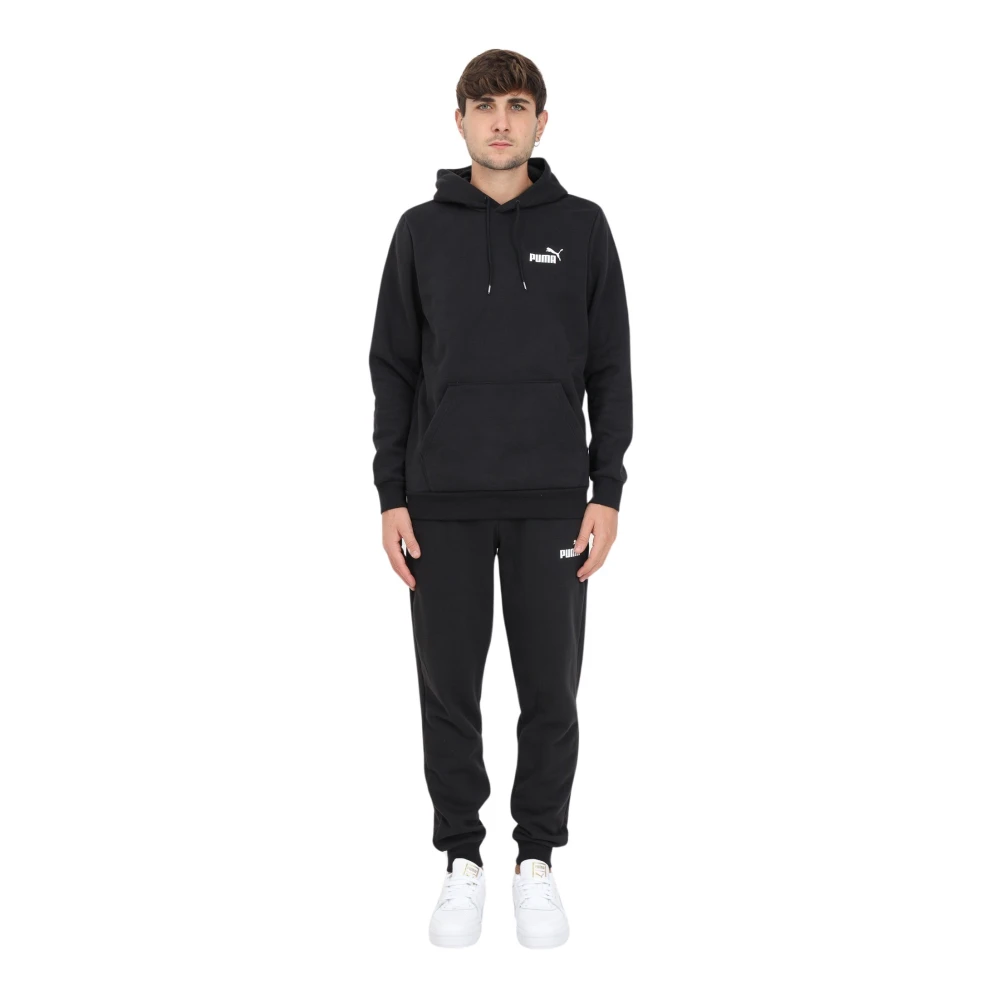 Puma Sportkledingset met hoodie en broek Black Heren