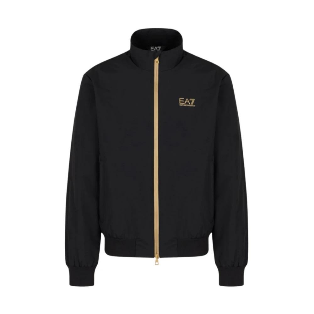 Emporio Armani Ea7 Herr Svart Jackor 2XL, Polyester, Bomberjacka