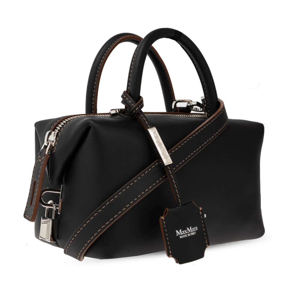 Max Mara Schoudertas Holdalls Black Dames