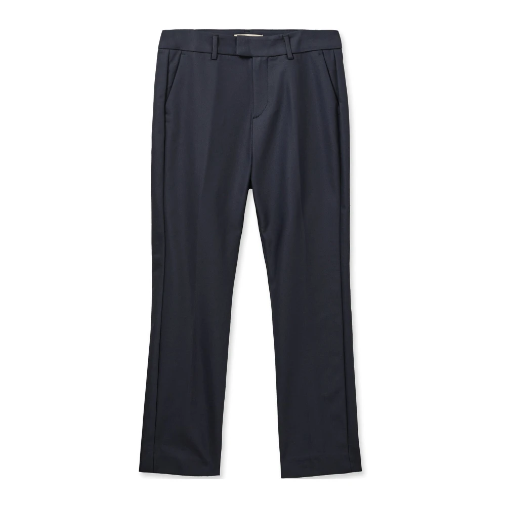 Mos Mosh Women's Blue Straight Trousers, Xl, Ellen Night Pant