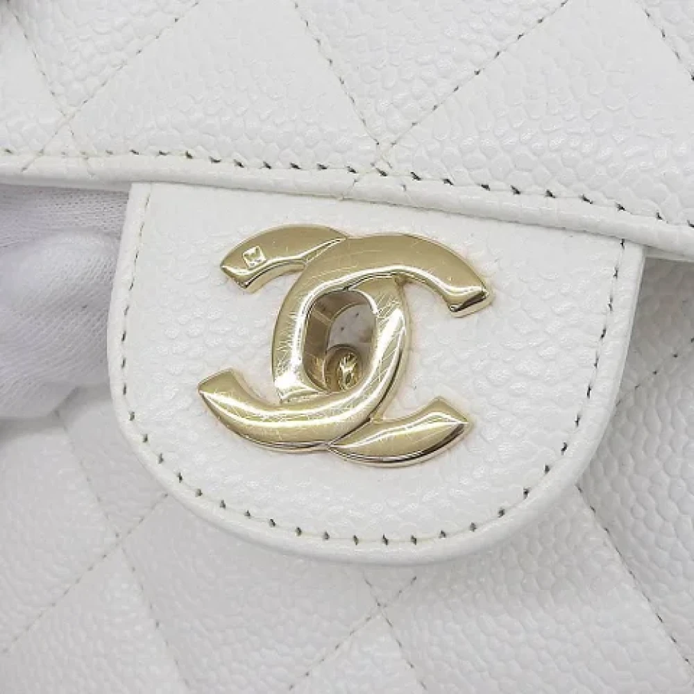 Chanel Vintage Pre-owned Fabric shoulder-bags White Dames
