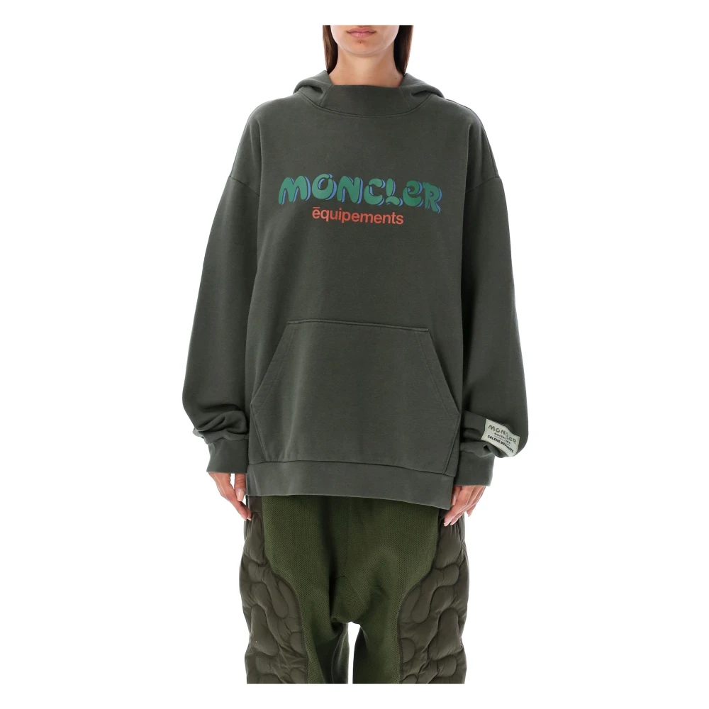 Moncler Hoodie Trui Klassiek Model Green Dames