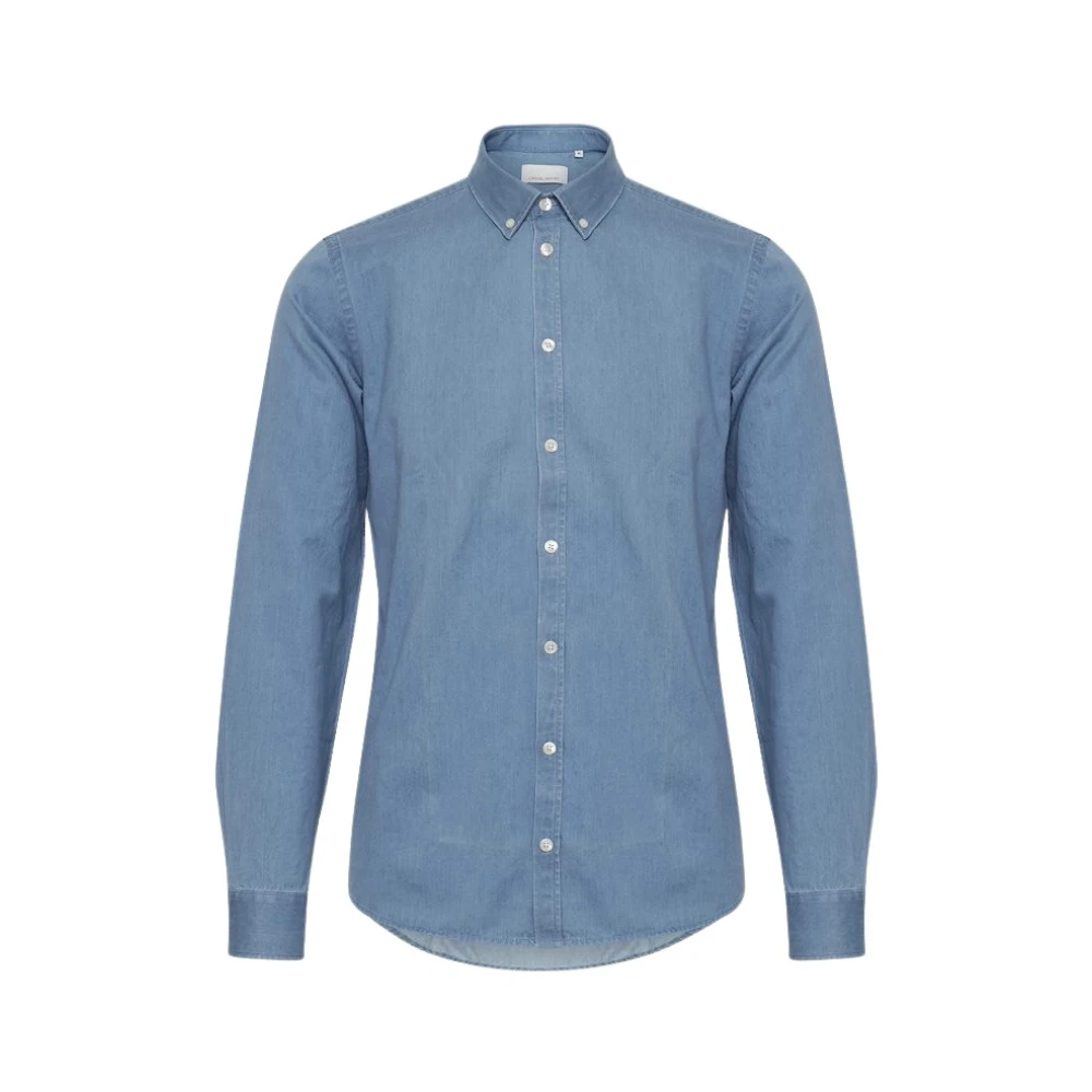 Lyseblå Denim Chambray Skjorte