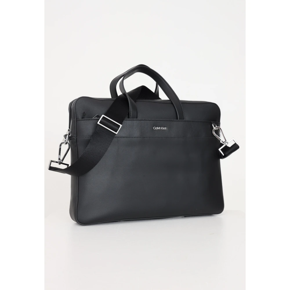 Calvin Klein Zwarte Torba Schoudertas Vrouwen Black Dames