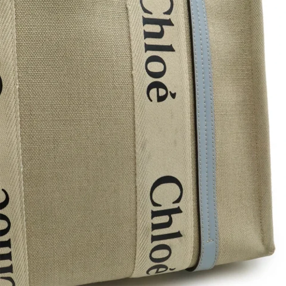 Chloé Pre-owned Canvas shoulder-bags Gray Dames