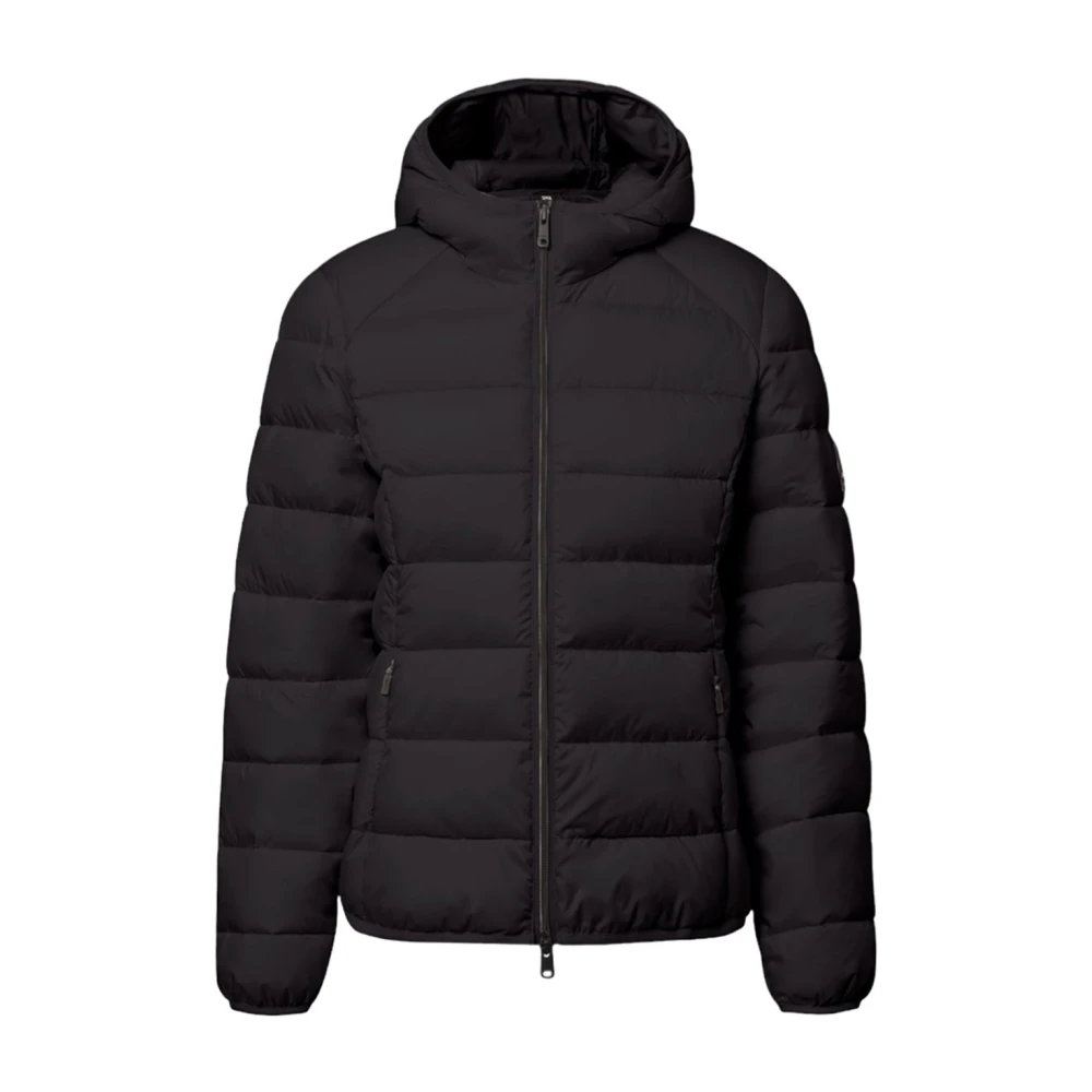 Ecoalf Zwarte Dames Pufferjas Black Dames