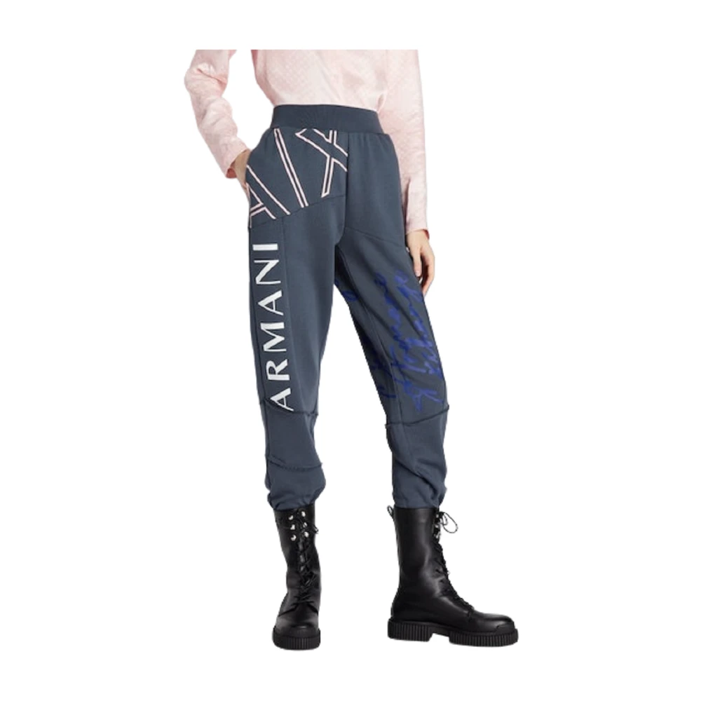 Armani Exchange Grijze Joggingbroek Unieke Stijl Gray Dames